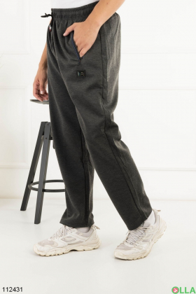 Men's dark gray batal sweatpants