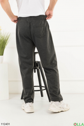 Men's dark gray batal sweatpants