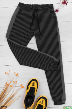 Women's striped sweatpants