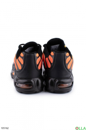 Мужские оранжево-черные кроссовки