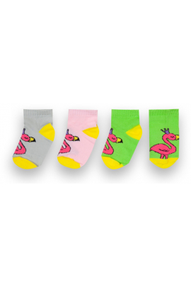 Детские носки для девочки NSD-248 демисезонные р.10-12 (от 6-12 месяцев) (90248) Разные цвета 