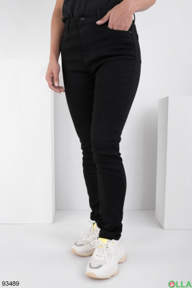Жіночі чорні джинси