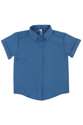 Рубашка детская Gabbi с коротким рукавом для мальчика RB-4 р. (11292) Синий