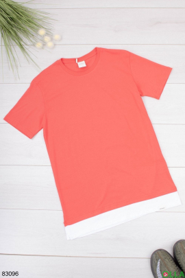 Men's coral t-shirt