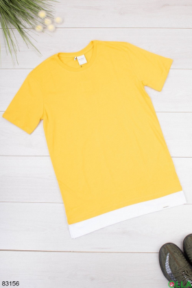 Мужская желтая футболка