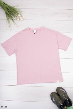 Чоловіча світло-рожева футболка