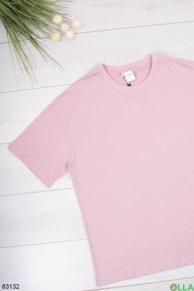 Мужская светло-розовая футболка