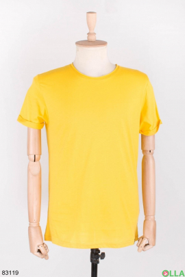 Мужская желтая футболка 