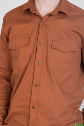 Men's brown shirt