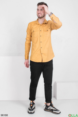 Men's yellow shirt