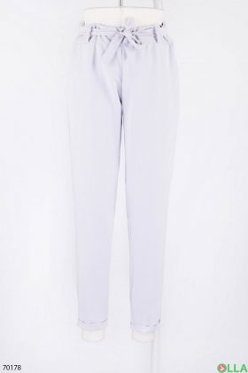 Women's lilac trousers