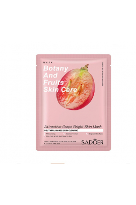 Фруктова маска із виноградом SADOER Botany And Fruits Skin Care, 25 г 