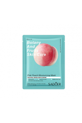 Фруктова маска із рожевим персиком SADOER Botany And Fruits Skin Care, 25 г 