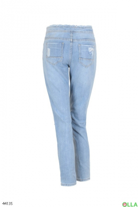 Women's light jeans in a classic style