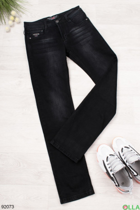 Men's black jeans