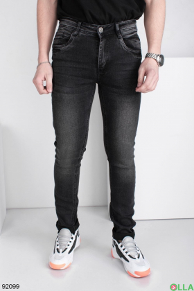 Чоловічі темно-сірі джинси