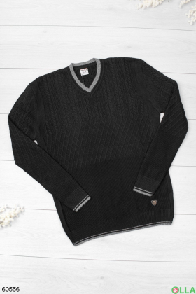 Men's black sweater