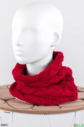 Жіночий Червоний шарф-хомут