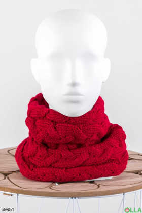Жіночий Червоний шарф-хомут