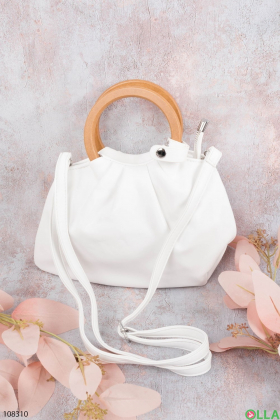 Женская белая сумка