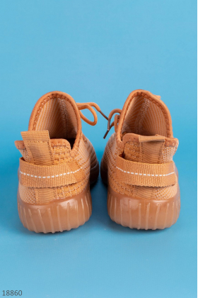 Бежевые кроссовки для девочек. Meitesi