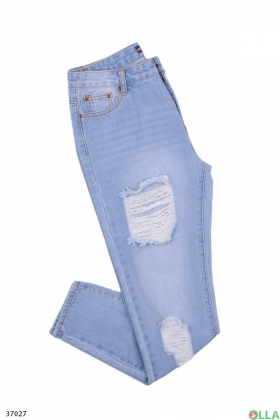 Жіночі джинси з порваністями