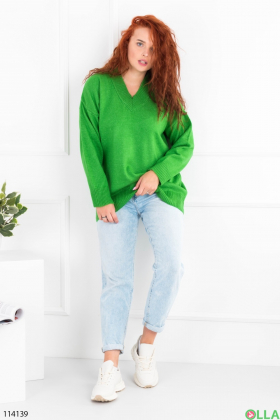 Women's green sweater