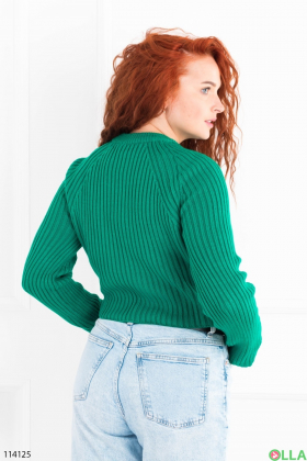 Women's green sweater