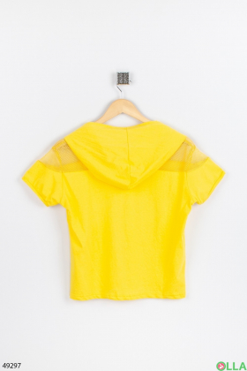 Женская жёлтая футболка