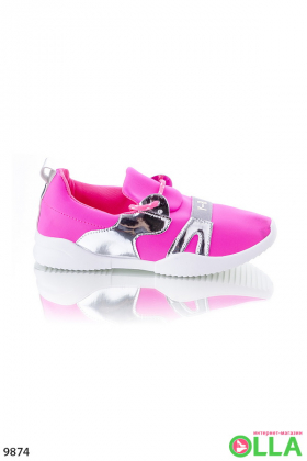 Sneakers pink slip-on
