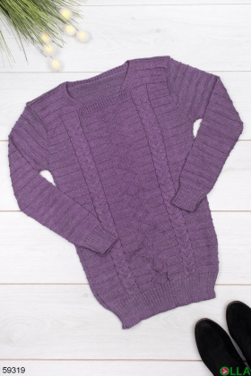 Женский Фиолетовый свитер