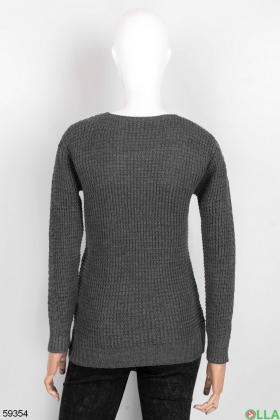 Жіночий Темно-сірий светр