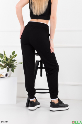 Women's black jogger pants