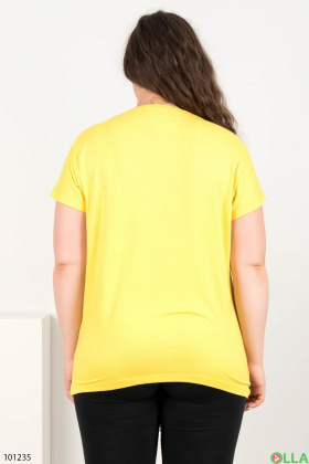Women's yellow t-shirt