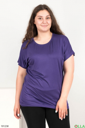 Жіноча фіолетова футболка