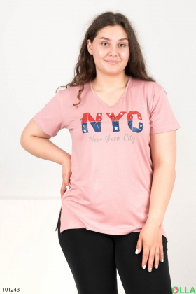 Women's pink t-shirt