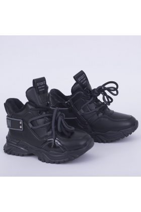 Демісезонні черевики для дівчинки Чорний