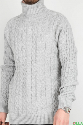 Мужской светло-серый свитер