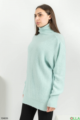 Женский бирюзовый свитер