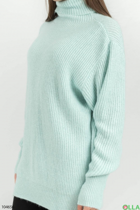 Женский бирюзовый свитер