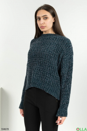 Жіночий темно-синій светр