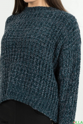 Женский темно-синий свитер