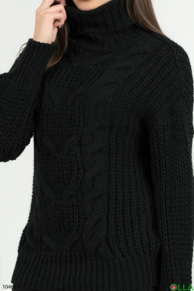 Women's black sweater