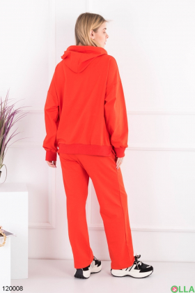 Жіночий помаранчевий спортивний костюм