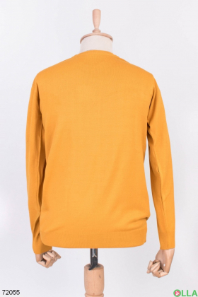 Мужской желтый свитер