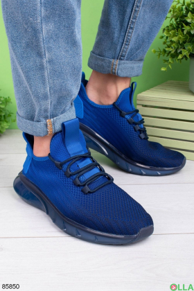 Мужские синие кроссовки