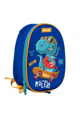 Рюкзак дитячий 1Вересня K-43 Dino rules, синій Синий