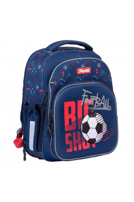 Рюкзак шкільний 1Вересня S-106 Football, синій Синий