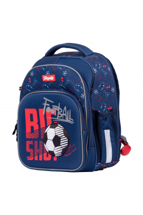 Рюкзак шкільний 1Вересня S-106 Football, синій Синий