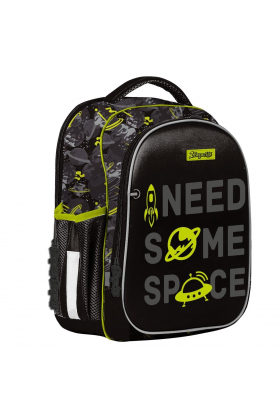 Рюкзак шкільний 1Вересня S-107 Space, чорний Черный